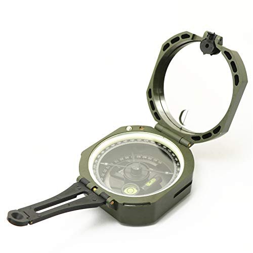 New in The Box Professional Geological Military M2 Transit Pocket Artillary Compass for Hiking Camping Outdoors