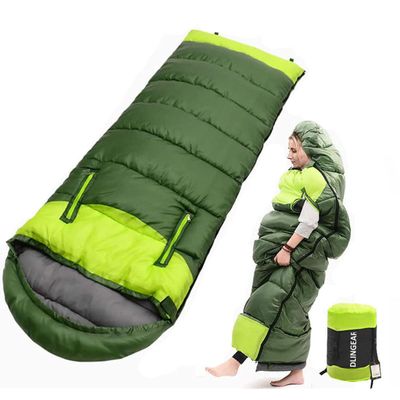 0 Degree Sleeping Bags for Adults Kids Cold Weather & Warm XL Large Waterproof Wearable Compact Sleeping Bag Temp Range (32F-59F) 4.3 lbs for Winter Summer Camping Hiking and Travel