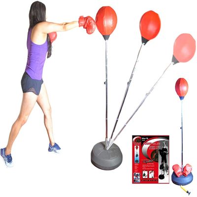 5 Star TD Punching Bag Boxing Training Set Adjustable Height Stand, Bag, Heavy Kickboxing, Freestanding Set, Gloves and Pump Home Gym Equipment-MMA Training, Stress Relief Fitness