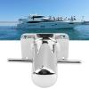 Akozon Boat Bollard, Universal 316 Stainless Steel Cross Bollard Cross Bollard Fit for Marine Yacht 120mm*90mm view 2