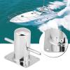 Akozon Boat Bollard, Universal 316 Stainless Steel Cross Bollard Cross Bollard Fit for Marine Yacht 120mm*90mm view 3