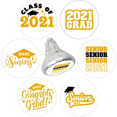 Class of 2021 Graduation Party Chocolate Stickers Labels-Graduation Party Decorations-270 Stickersby-02
