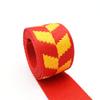 38mm Width Nylon Striped Webbing Red and Yellow Cotton Ribbon Diamond Pattern Ribbon Webbing Dog Collar Webbing Key Fob Webbing Bag Strap (1) view 2