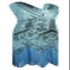1920s Flapper Dress for Girls Sequined Child's Costume Fringe Dance Performance Dress Accessories Set (Large, Style 5 Baby Blue) view 3