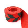 1.5 Red and Green Cotton Webbing Polyester Webbing with Diamond Pattern Nylon Striped Ribbon Dog Collar Webbing Fabric Belt by The Yard (1) view 4