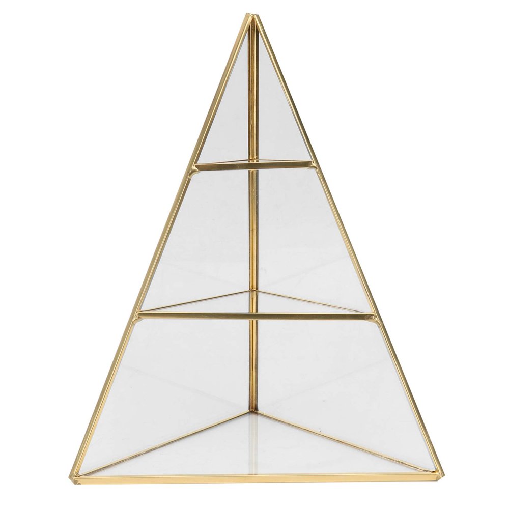 1pc Jewelry Rack Earring Organizer Display Stand Triangular Cone Shape Storage Rack for Earrings Necklaces Stylish Desktop Jewelry Holder