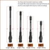 Archery Bow Stabilizer 6" 8" 10" 12" Rod Balance Bar with Damping System and Weights Shock Absorber for Compound Bow Archery Accessory (10") view 4