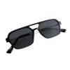 FEISEDY Vintage Square 70s Flat Aviator Sunglasses Women Men Metal Design Shades B2752 view 1