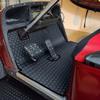 Matericuo Golf Cart Floor Liner Mat Full Coverage Custom Fit for EZGO TXT (1994-UP),Express S4 (2012-2020)Cushman WorkhorseEX1 (2020),Valor,Navitas,Some Star Carts Black view 1