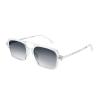 FEISEDY Vintage Square 70s Flat Aviator Sunglasses Women Men Metal Design Shades B2752 view 1