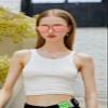 FEISEDY Vintage Square 70s Flat Aviator Sunglasses Women Men Metal Design Shades B2752 view 2