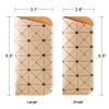 TRIUMPH VISION 3 Pack Reading Glasses Pouch - Soft Eyeglasses Bag Portable Leather Sleeve Cute Eyewear Case view 2