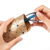 TRIUMPH VISION 3 Pack Reading Glasses Pouch - Soft Eyeglasses Bag Portable Leather Sleeve Cute Eyewear Case view 4