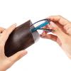 TRIUMPH VISION 3 Pack Reading Glasses Pouch - Soft Eyeglasses Bag Portable Leather Holder Slim Sunglasses Sleeve Eyewear Case view 4