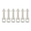 EVTSCAN 6PCS Stainless Steel Wishbone Spearfishing Bands Speargun Accessories for Divers Lightweight High Strength Fits Braided Wire up to 2mm view 1