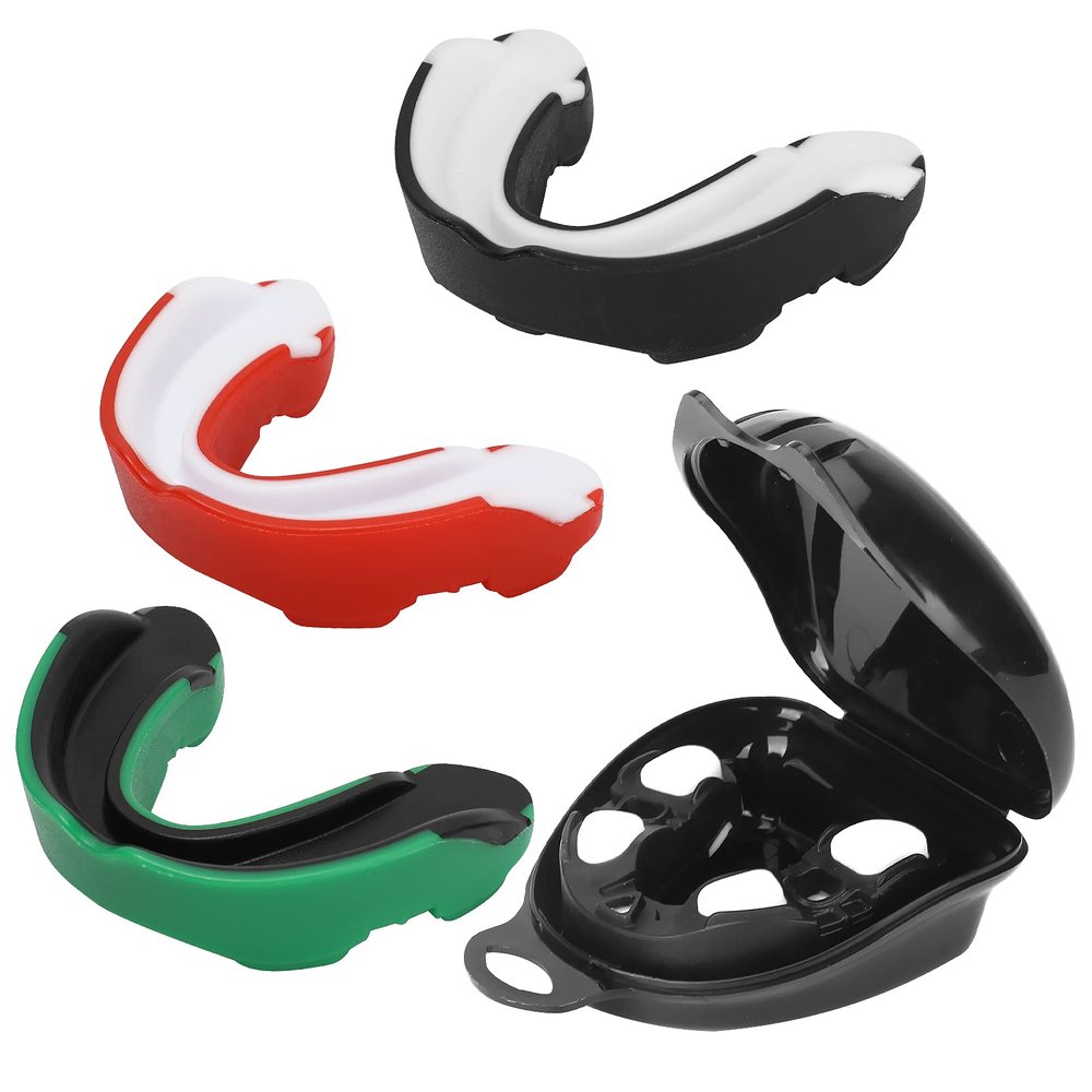 Number-one 3 Pack Soft Mouth Guard, Professional Sports Mouthguard for Boxing, Jujitsu, MMA, Football, Basketball, Hockey, Karate, Rugby Teeth Armor to Protect Braces for Adult & Youth