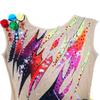 LIUHUO Girls Rhythmic Gymnastics Leotards Dress Pink Performance Quality Crystals Tank Leotard Costumes view 4