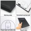 QQAA Soccer Clipboard Dry Erase, Soccer Board Magnets, Folding Design Football Board, with Markerpen, Eraser and Magnet, Expanded Size: 42x27cm view 3
