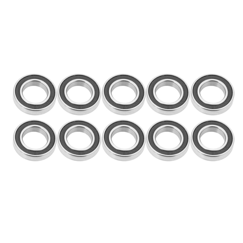 6801-2RS Bearing, Metal Bearing, High-Speed Chrome Steel Low Noise Rubber Sealed 10pcs Scooters Roller Skates for Small Hobby Skateboard Bearings Longboard