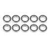 6801-2RS Bearing, Metal Bearing, High-Speed Chrome Steel Low Noise Rubber Sealed 10pcs Scooters Roller Skates for Small Hobby Skateboard Bearings Longboard view 1