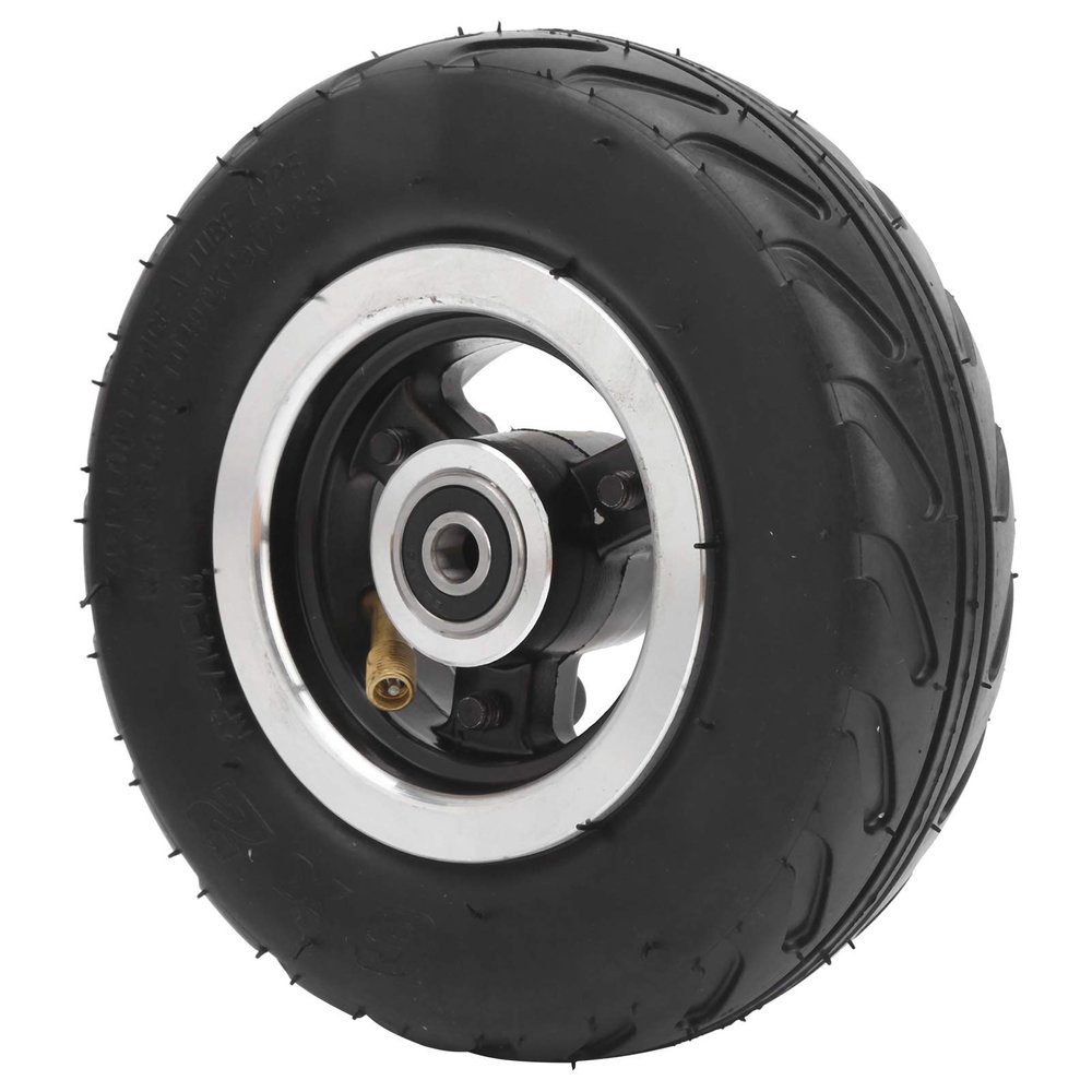 Pneumatic Wheel, Strong Grip 6x2 Inflatable Air Tire Aluminum Alloy Hub for Electric Scooter Accessories, Urban Commuters Off-Road Trails