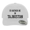 I'd Rather Be in Tajikistan - Soft Dad Hat Baseball Cap, White, One Size view 1