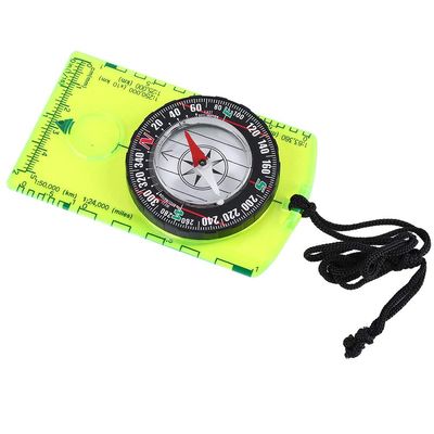 Waterproof Compass Hiking Survival, Map Compass with Rope, Hiking