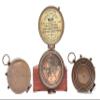 Engraved Brass Antiquated Finish Compass- Handmade Sundial Pocket Compass for Hiking Boating- Antique Poem Compass with Leather Case (Gift for Son) view 3