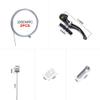 2 Pairs Bike brakes, Universal Complete V Bike Brakes set, Mountain Bike Replacement for Most Bicycle,Road Bike Brakes Cables with Front Back Wheels End Caps,End Ferrules -Black view 2
