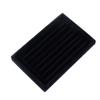 7 Slots Velvet Ring Earrings Studs Tray Showcase Display Jewelry Organizer Insert Tray for Accessory Storage view 3