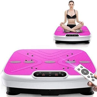 NZDY Bracket Light Vibration Plate Exercise Hine Power Supply Board Trainer Weight Lose Fat Power Plate Fitness Trainer Loss Hine Whole Body Shaking Lose Fat Thin Arms Thin Waist Thin Stoh St,Pink