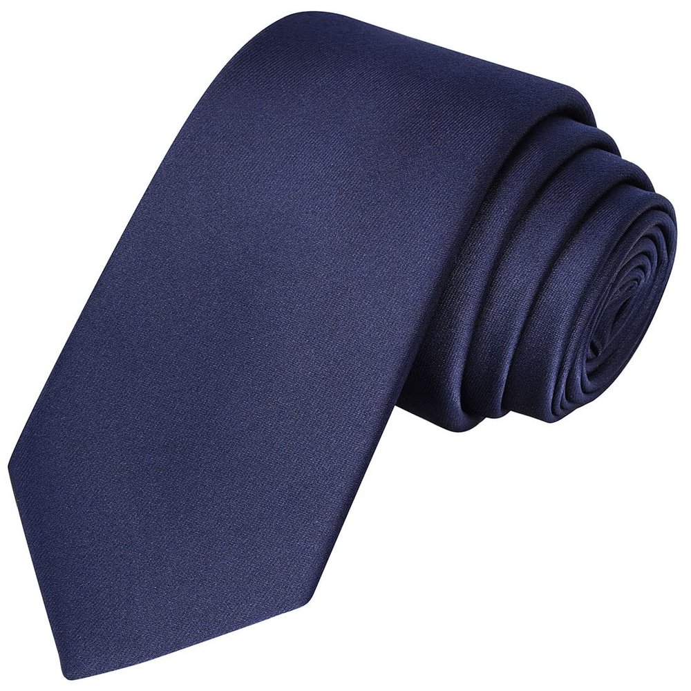 KissTies Marine Ties For Boys Navy Blue Teens Necktie + Gift Box