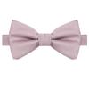 KissTies Pre-Tied Kids Bow Tie Dusty Rose Satin Boys Bowtie + Gift Box view 1