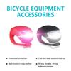 Bestlsy Set of 6 Bike Lights Front and Back, LED Clip-On Silicon Bicycle Lights with Waterproof Silicone Housing, Multi-Purpose Water Resistant Headlight view 2