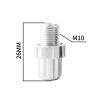 ALEOED Black/Silver Bicycle M10 Brake Cable Handle Lever Adjusting Screws Fastener Bolt 10mm Brake Accessorie for Mountain Road Bike MTB (Silver) view 4