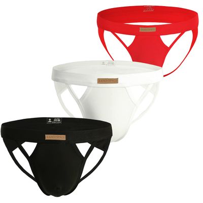 ALL-NEEL Men's Jockstrap Thong Underwear Sexy Cotton Athletic Supporter Briefs