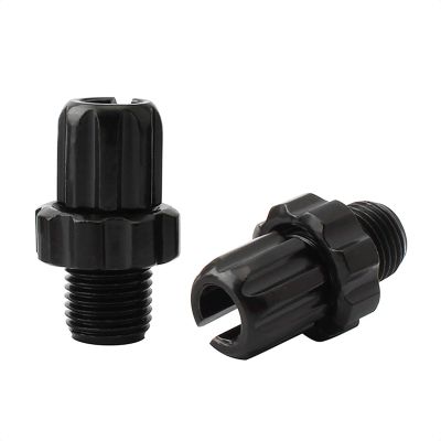 ALEOED Black/Silver Bicycle M10 Brake Cable Handle Lever Adjusting Screws Fastener Bolt 10mm Brake Accessorie for Mountain Road Bike MTB (Black)