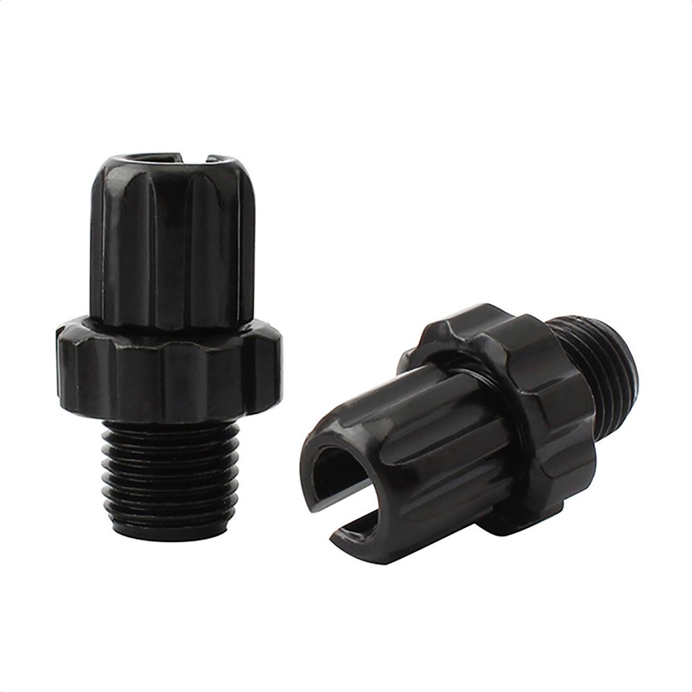 ALEOED Black/Silver Bicycle M10 Brake Cable Handle Lever Adjusting Screws Fastener Bolt 10mm Brake Accessorie for Mountain Road Bike MTB (Black)