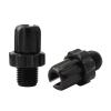 ALEOED Black/Silver Bicycle M10 Brake Cable Handle Lever Adjusting Screws Fastener Bolt 10mm Brake Accessorie for Mountain Road Bike MTB (Black) view 1