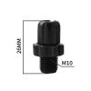 ALEOED Black/Silver Bicycle M10 Brake Cable Handle Lever Adjusting Screws Fastener Bolt 10mm Brake Accessorie for Mountain Road Bike MTB (Black) view 4