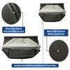 Bar Stool Covers 4 less GCSC Club Car Precedent Golf Cart Front Replacement Seat Cover Set Made with Heavy Duty Marine Grade Vinyl - Staple On Installation (Black) view 3