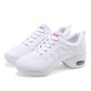 Womens Jazz Shoes Lace-up Sneakers Breathable Mesh Modern Dance Shoes Breathable Air Cushion Split-Sole Outdoor Dancing Shoes Platform Sneakers for Jazz Zumba Ballet Folk White 40 view 3