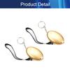Aicosineg Golden Safe Sound Personal Alarm 120DB with LED Lights Emergency Safety Alarm Keychain for Bags Backpacks Suitcases Keys 2PCS view 4