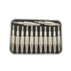 ZSHJGJR 3/6pcs Archery Arrowhead Storage Box Case Metal Multi-Function Storage Box for Archery Nocks Feathers Bowfishing Broadheads Slingshot Bow Accessories(Case Only) (with Sponge 3pcs) view 2