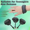 ZSHJGJR Archery Bow Release Aid - 360 Metal Pliers Jaws Compound Wrist Release for Children Youth Teens Junior Kids view 2