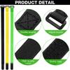 12 Pieces Bike Rack Straps 23.6 Inches Adjustable Bike Cinch Straps Wheel Stabilizer Bicycle Accessories for Transporting Bicycles(Black, Green, Yellow) view 3