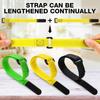 12 Pieces Bike Rack Straps 23.6 Inches Adjustable Bike Cinch Straps Wheel Stabilizer Bicycle Accessories for Transporting Bicycles(Black, Green, Yellow) view 4