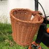 Opla3ofx Handlebar Bike Basket, Front Handlebar Adult Storage Basket, Bicycle Accessory, Bike Basket-Front Handlebar Adult Women Bicycle Storage Baskets Red view 2