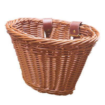 Opla3ofx Handlebar Bike Basket, Front Handlebar Adult Storage Basket, Bicycle Accessory, Bike Basket-Front Handlebar Adult Women Bicycle Storage Baskets Tawny