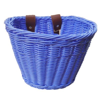 Opla3ofx Handlebar Bike Basket, Front Handlebar Adult Storage Basket, Bicycle Accessory, Bike Basket-Front Handlebar Adult Women Bicycle Storage Baskets Blue